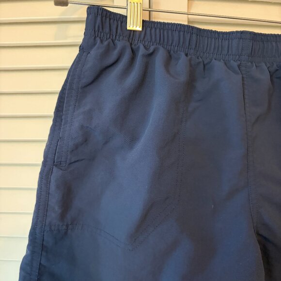 Patagonia boys' athletic shorts XXL 16-18 blue elastic waist - Picture 2 of 6